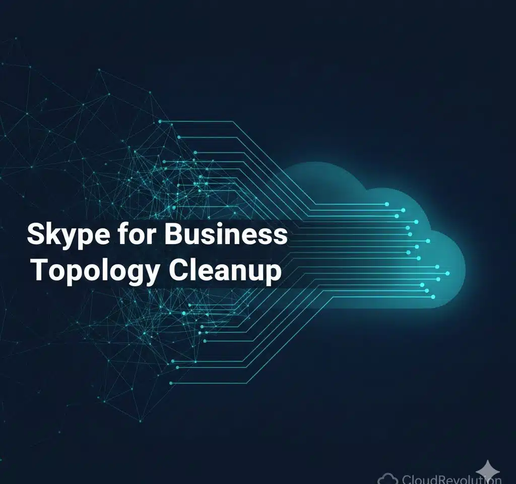 Skype for Business Topology Clean Up for Decom