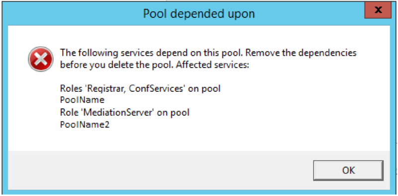 Skype for Business Topology Clean Up for Decom