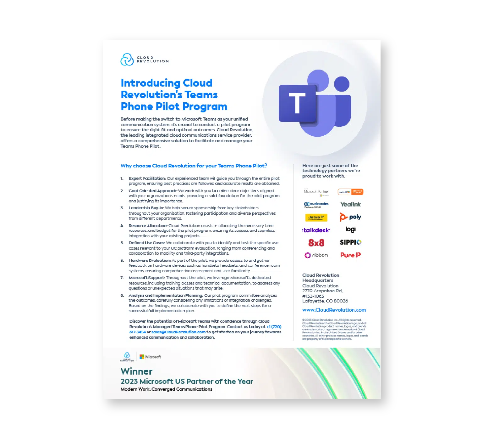 Cloud Revolution Brochure
