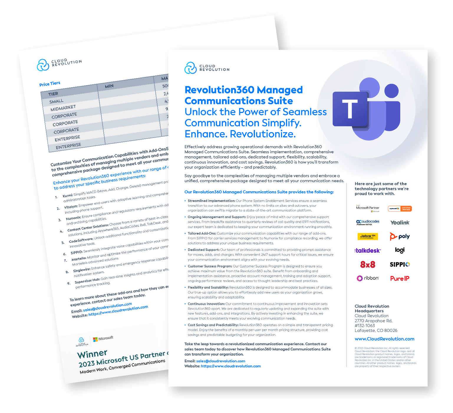 Cloud Revolution Brochure