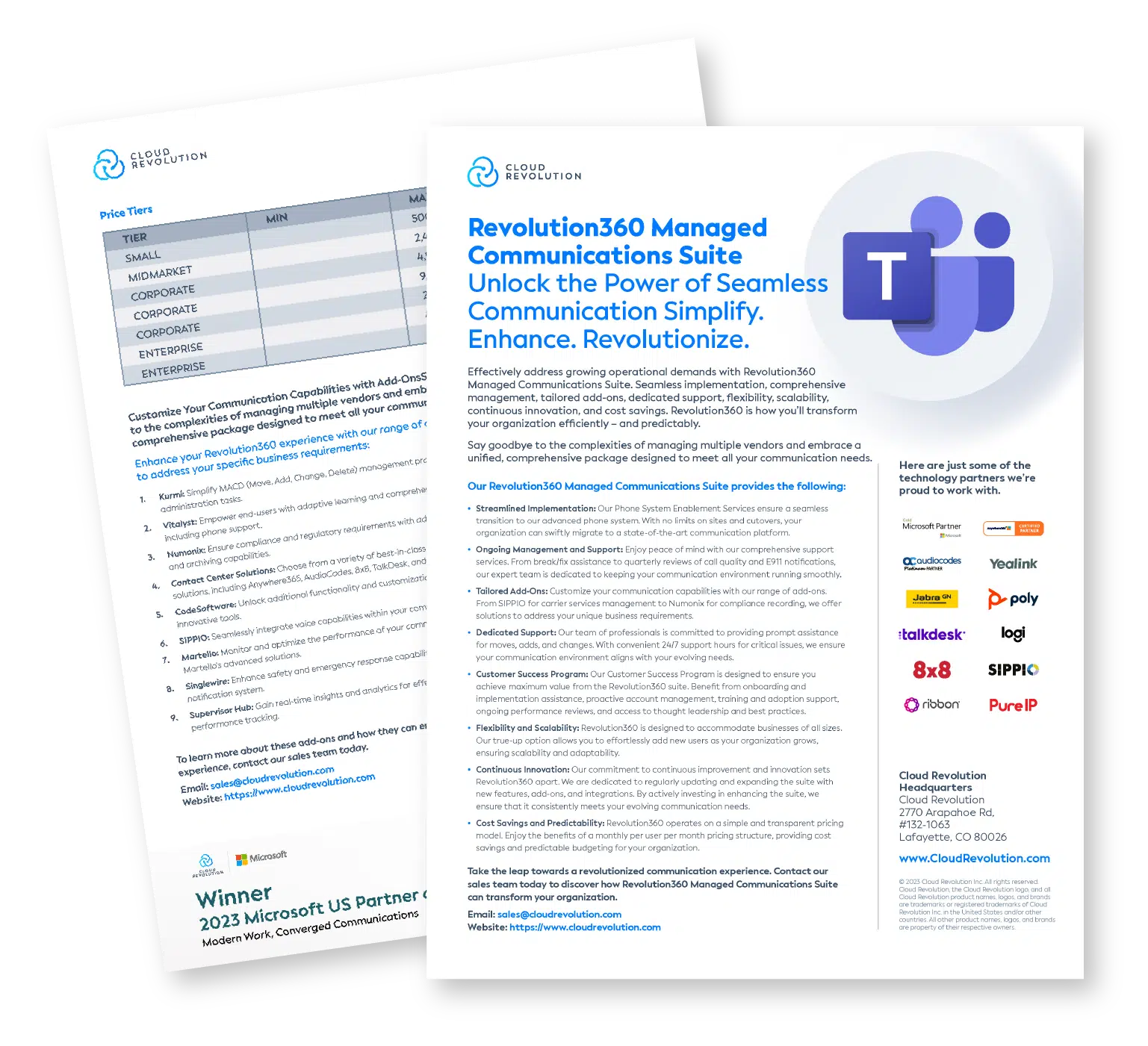 Cloud Revolution Brochure