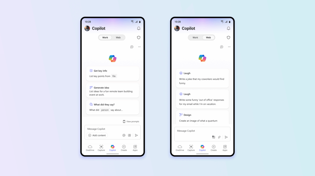 Copilot Chat mobile