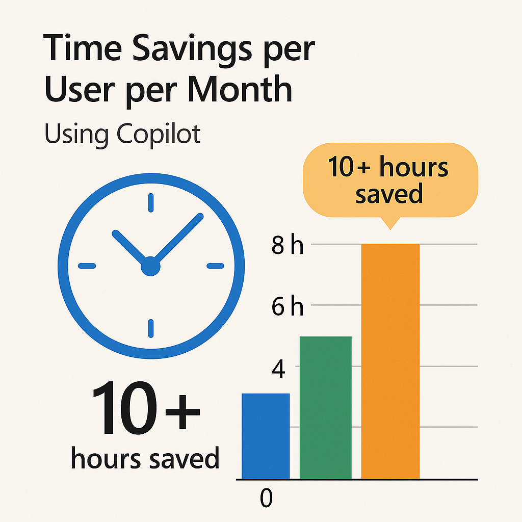 Time savings with Microsoft 365 Copilot
