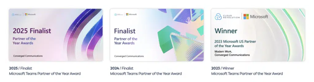 Microsoft Teams Partner of the year award Microsoft Teams Partner of the year award