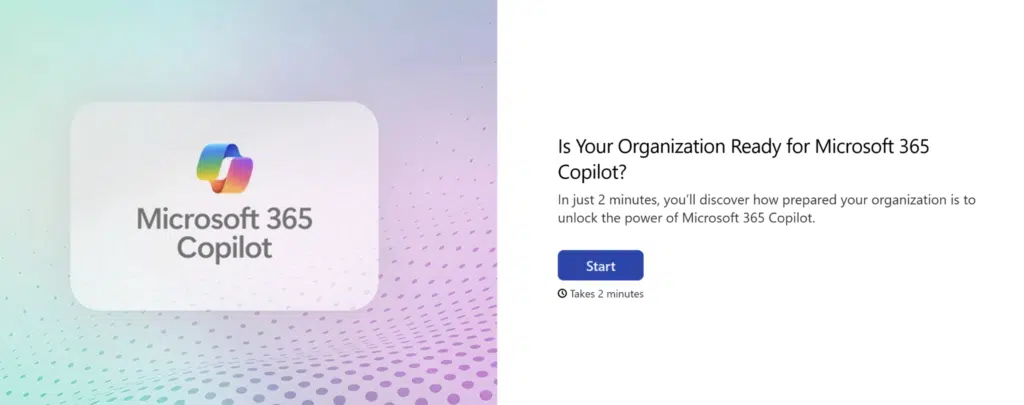 Microsoft 365 Copilot Readiness Assessment Microsoft 365 Copilot Readiness Assessment