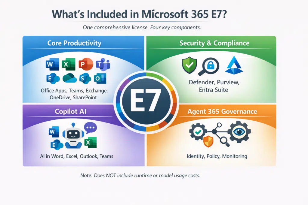 What's included in Microsoft E7 license? What's included in Microsoft E7 license?