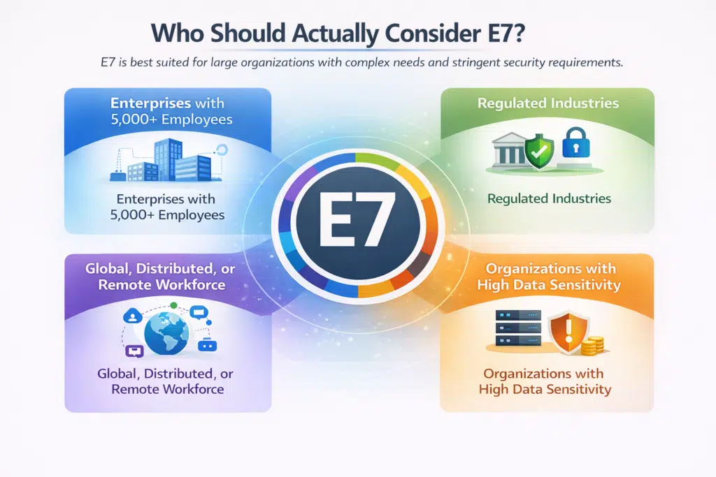 Who should consider e7? Who should consider e7?