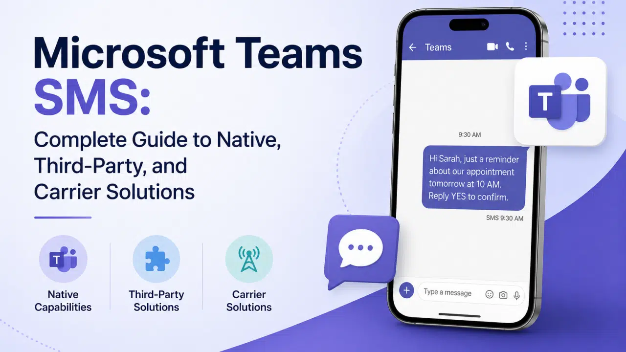 Microsoft Teams SMS: Complete Guide to Native, Third-Party, and Carrier Solutions