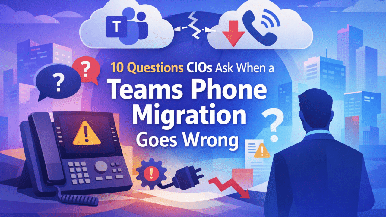 10 Questions CIOs Ask When a Teams Phone Migration Goes Wrong