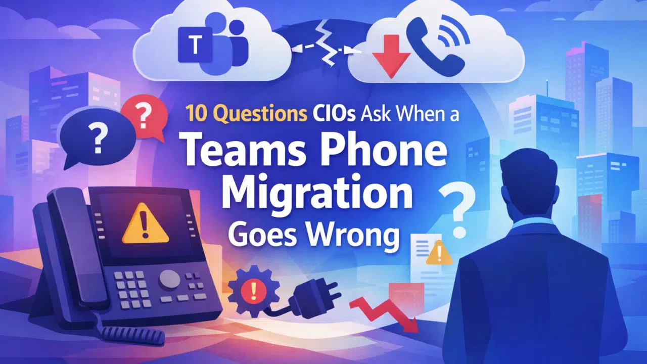 10 Questions CIOs Ask When a Teams Phone Migration Goes Wrong