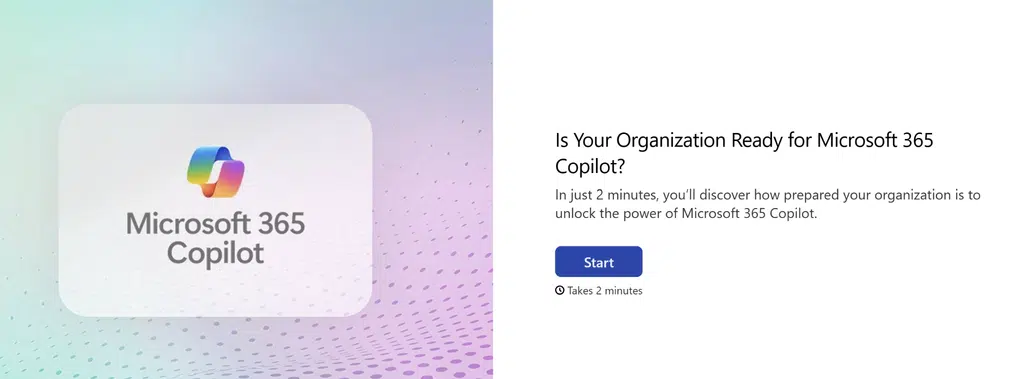 Microsoft Copilot readiness assessment