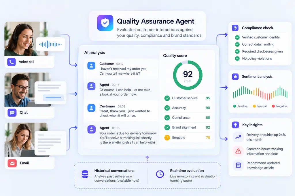 Microsoft CCI quality assurance agent